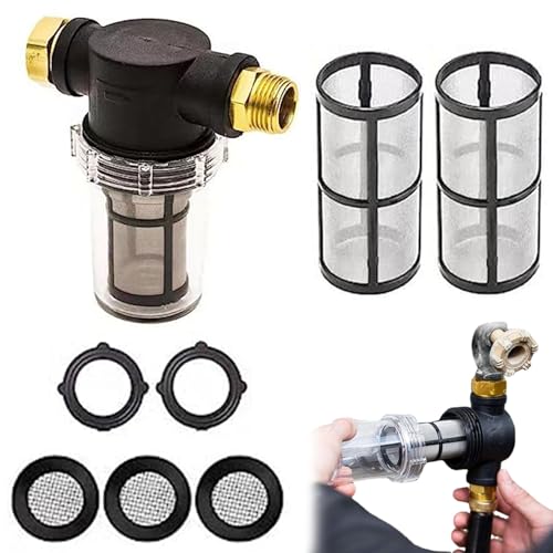 Pineeseatile Gartenschlauch-Bildschirmfilter, 3/4-Zoll von Pineeseatile