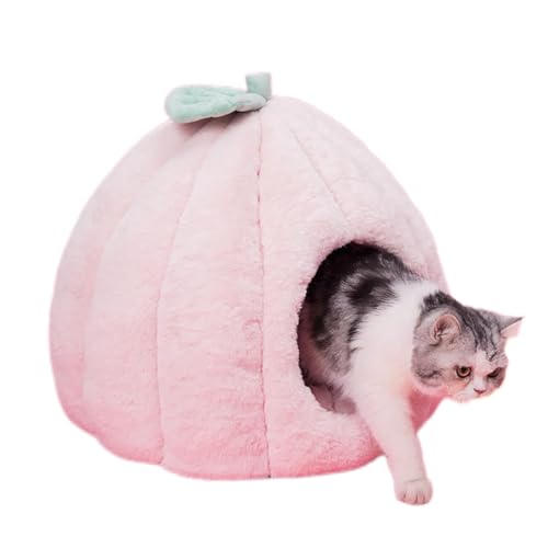 Pineeseatile Haustierbett Plüsch Zelthöhle Haus Dreieck Katze Nistbett Katze Nisthaus Katzenbetten und Sofa Höhlenhaus Kürbis Häuser Zwinger mit abnehmbarem Kissen für Haustiere s s Pineeseatile Haustierbett Plüsch Zelthöhle Haus Dreieck Katze Nistbett Katze Nisthaus Katzenbetten und Sofa Höhlenhaus Kürbis Häuser Zwinger mit abnehmbarem Kissen für Haustiere s s von Pineeseatile