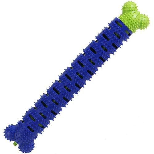 Pineeseatile Hundekauenspielzeug-Bissresistente Gummi-Zahnbürstenspielzeug, 10 Zoll Knochenform für Katzen und Hunde Pineeseatile Hundekauenspielzeug-Bissresistente Gummi-Zahnbürstenspielzeug, 10 Zoll Knochenform für Katzen und Hunde von Pineeseatile