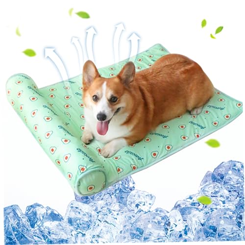 Pineeseatile Kühlung Hunddecke Hund Cool Matte 23.62 x 175 Zoll Waschbarer Sommer -Haustiermatte Waschbare EIS Seidenkühldecke für Katzen Hunde unter 5 kg grüner Avocado -Patern Pineeseatile Kühlung Hunddecke Hund Cool Matte 23.62 x 175 Zoll Waschbarer Sommer -Haustiermatte Waschbare EIS Seidenkühldecke für Katzen Hunde unter 5 kg grüner Avocado -Patern von Pineeseatile