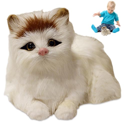 Pineeseatile Realistische Katzengefüllte tierische, realistische Katze 6x4x4 Zoll künstlich niedlich nie Pineeseatile Realistische Katzengefüllte tierische, realistische Katze 6x4x4 Zoll künstlich niedlich nie von Pineeseatile