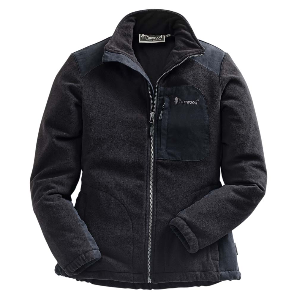 Pinewood® Damen Fleecejacke Wildmark Membran black, Gr. XS von Pinewood