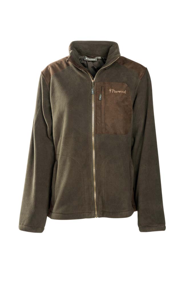 Pinewood® Damen Fleecejacke Wildmark Membran h.brown/suede brown, Gr. M von Pinewood
