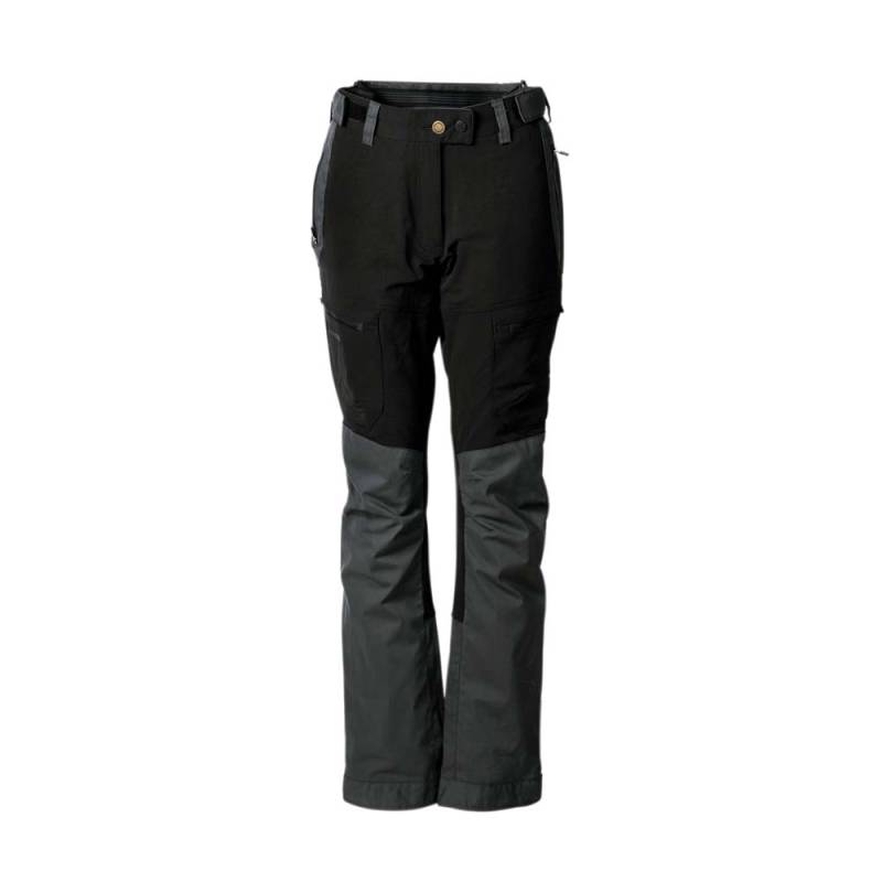 Pinewood® Damenhose Finnveden Hybrid Extreme Trousers W’s black/d.anthracite, Gr. 42 von Pinewood