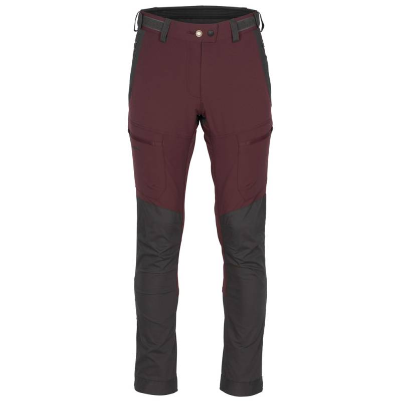 Pinewood® Damenhose Finnveden Hybrid Extreme Trousers W’s earth plum/d.anthracite, Gr. 40 von Pinewood