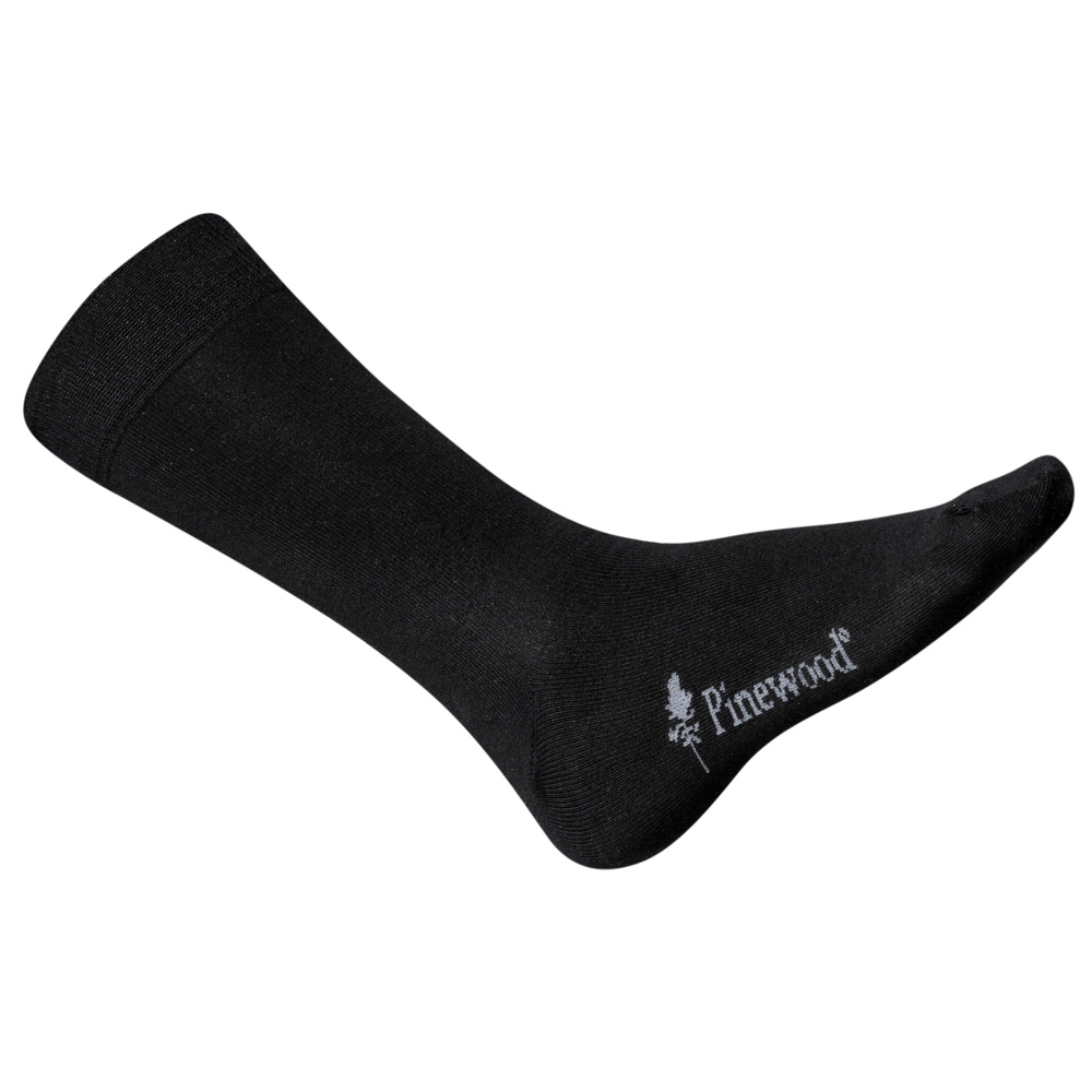 Pinewood® Socken Naturesafe Bamboo Socks Long black, Gr. 46-48 von Pinewood