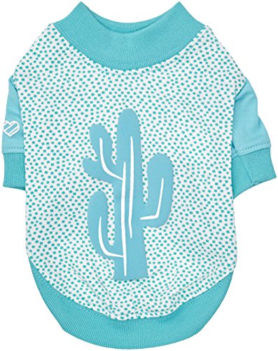 Pinkaholic New York NAQA-TS7204 Hunde T-Shirt, Saguaro, Small, blau von Pinkaholic New York