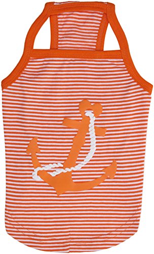 Pinkaholic New York NAQB-TS7220 Hunde T-Shirt, Oceanic II, Large, orange von Pinkaholic New York