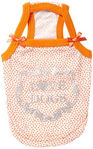 Pinkaholic New York NAQB-TS7221 Hunde T-Shirt, Aura, Small, orange von Pinkaholic New York