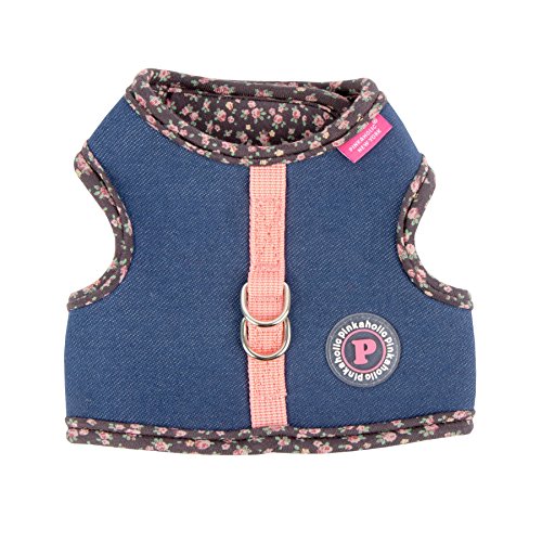 Pinkaholic New York NARA-HJ7323 Hunde Bekleidung Vafara Pinka Harness, L, grau von PINKAHOLIC