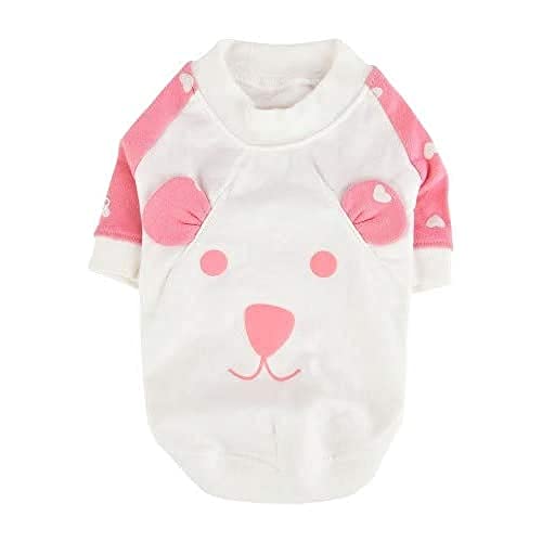 Pinkaholic NATA-TS7561-PK-S MON Ours S Hund T-Shirt, S, pink von PINKAHOLIC