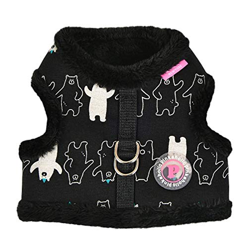 Pinkaholic NATD-HJ7579-BK-S URSA PINKA Harness Black S Hundegeschirr von Pinkaholic