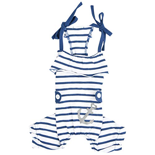 Pinkaholic NAUB-OP7620-NY-M Saylor Overall Mit Hund, M, Navy von Pinkaholic