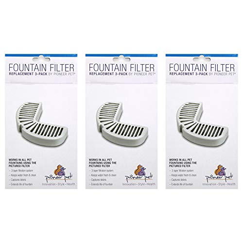 Pioneer Pet Big Max & Raindrop Fountain Filters Combo Pack (9 Filters) von Pioneer Pet