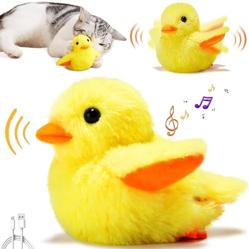 Pipihome Interaktives Katzenspielzeug Selbstbeschäftigung, Elektrisch Katzenspielzeug Vogel Flattern, Plüsch Katze Spielzeug mit Katzenminze & USB-C Wiederaufladbar, Weckt Cat Jagdinstinkt Pipihome Interaktives Katzenspielzeug Selbstbeschäftigung, Elektrisch Katzenspielzeug Vogel Flattern, Plüsch Katze Spielzeug mit Katzenminze & USB-C Wiederaufladbar, Weckt Cat Jagdinstinkt von Pipihome