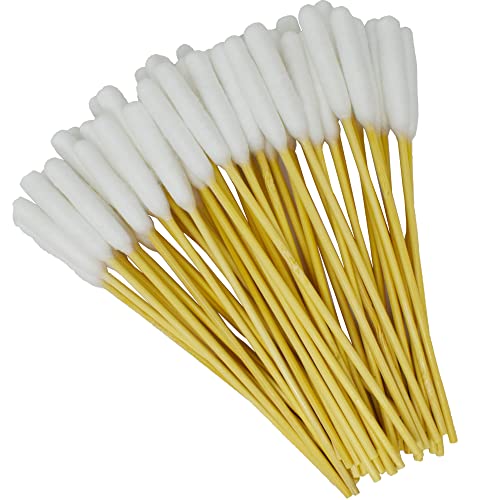 Pirbright Pet Company Extra große Wattestäbchen für Hunde, 15 cm, lange Bambus-Wattestäbchen zur Reinigung von Tierohren, 50 Stück von Pirbright Pet Company