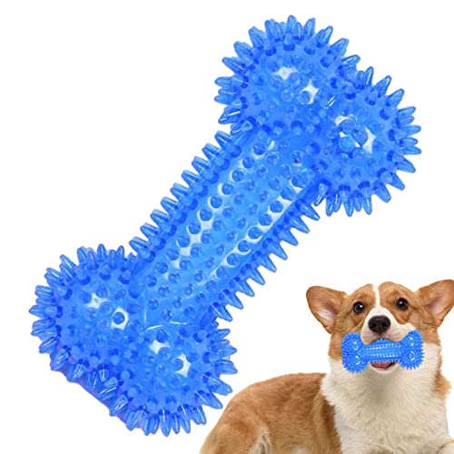 Kauspielzeug für Hunde - Bissfestes und verschleißfestes Kauspielzeug für Haustiere - Einfach zu verwendendes Hundeknochen-Welpen-Zahnspielzeug Molaren-Haustierbedarf von Pisamhid