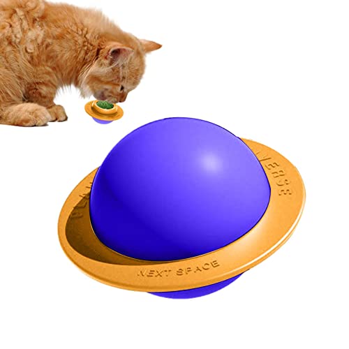 Pisamhid Catnip Balls für Katzenwand,Essbare Ballspielzeuge für kleine Katzen | Interaktives Kätzchen leckbares Kauspielzeug für die Reinigung und Entspannung von Katzenzähnen im Innenbereich von Pisamhid