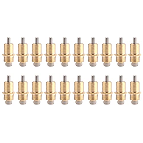 20pcs Long Typ Kaninchentrinker Nippel Wasserer Trinkwasserwerkzeug Käfigzubehör, Kaninchentrinker Brustwarze mit Innerer Feder Direktes Trinken für Kaninchen Vom Nippeltrinker von Pissente