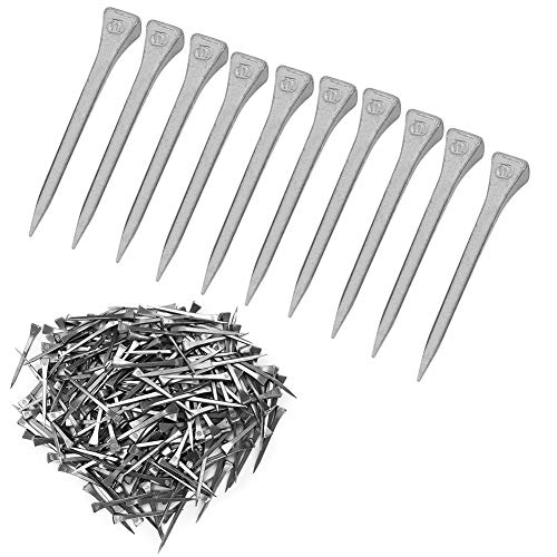 Hufeisennagel, 250 Stück, 5,4 cm, E6-Stahl-Hufnagel, Sichert Pferdewerkzeug-Zubehör, Pferd mit Hufnagel für Pferderennen, Training, Reiten, Pferdesport, Sport Hufeisennagel, 250 Stück, 5,4 cm, E6-Stahl-Hufnagel, Sichert Pferdewerkzeug-Zubehör, Pferd mit Hufnagel für Pferderennen, Training, Reiten, Pferdesport, Sport von Pissente