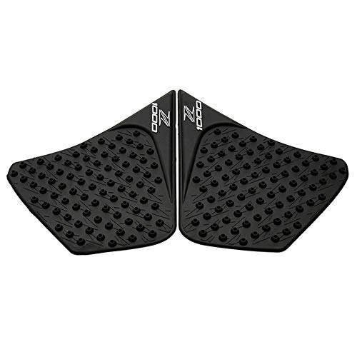 Pissente Anti-Slip-Panzer-Pad-Aufkleber Non-Slip-Knie-Griff Traktionspads für Z1000 2014-2016 Gummi Material mit Klebeband Erhöht die Reibungsstabilität von Pissente