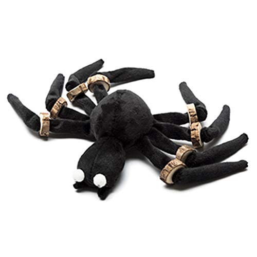 Pissente Lustiges Halloween-Spinnen-Katzenspielzeug mit Zahnenden Holzspänen, Kleines und Leichtes Haustierspielzeug für Haustierpartys, Weicher Polyesterstoff, Gefüllt mit PP-Baumwolle von Pissente