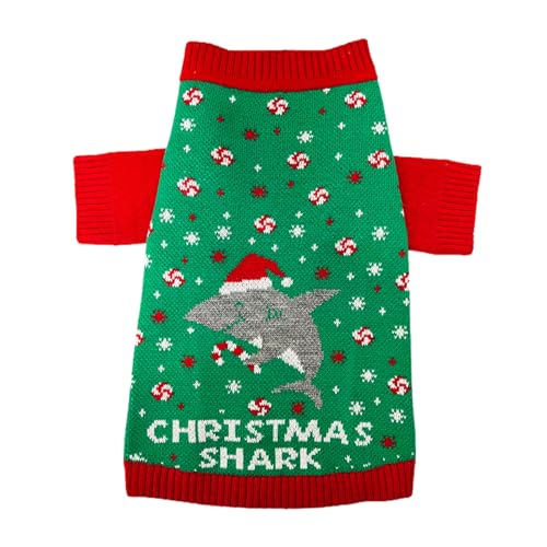Dicker Haustier-Pullover für Hunde, Jungen und Mädchen, für den Innen- und Außenbereich, Weihnachtspullover für Hunde von Pitadue
