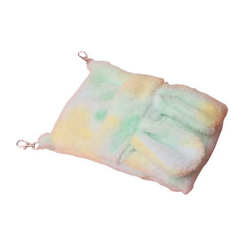 Warmes Fleece-Haustierbett zum Aufhängen für Zuckergleiter, abnehmbarer, waschbarer Unterschlupf, weicher Käfig für Nager Warmes Fleece-Haustierbett zum Aufhängen für Zuckergleiter, abnehmbarer, waschbarer Unterschlupf, weicher Käfig für Nager von Pitadue