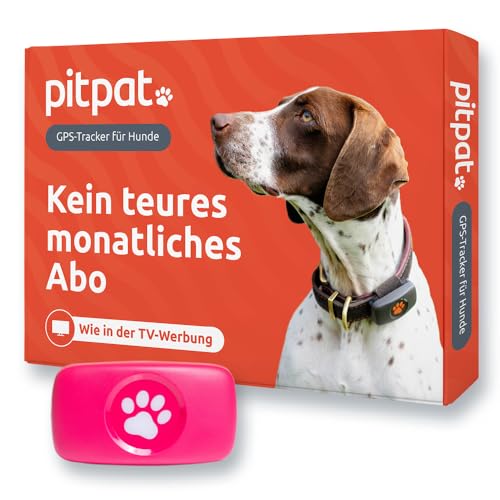PitPat GPS-Tracker für Hunde, kein Abonnement erforderlich, geeignet für alle Hunde und passend für alle Halsbänder, intelligenter Aktivitätstracker, Satelliten-Tracking mit unbegrenzter Reichweite, von PitPat