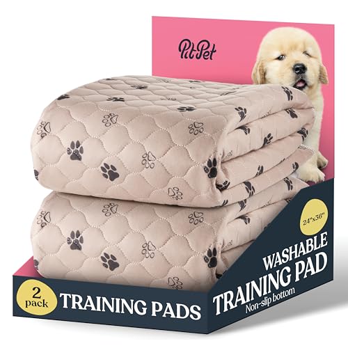Schnell trocknende waschbare UrinPads für Hunde – 2erPack überlegene wiederverwendbare Welpenunterlagen HaustierTrainingspads – 100% wasserdichtes HundeUrinPad schützt vor Auslaufen von Urin, Schnell trocknende waschbare UrinPads für Hunde – 2erPack überlegene wiederverwendbare Welpenunterlagen HaustierTrainingspads – 100% wasserdichtes HundeUrinPad schützt vor Auslaufen von Urin, von Pitpet