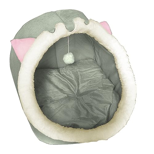 Pitxsgsia 1 Stück Warmes Katzenbett, Bequemes Katzen-Lounge-Sessel-Kissen, Katzenhaus-Zelt, Sehr Weiches Welpenkissen, Tasche, Waschbares Katzenbett Pitxsgsia 1 Stück Warmes Katzenbett, Bequemes Katzen-Lounge-Sessel-Kissen, Katzenhaus-Zelt, Sehr Weiches Welpenkissen, Tasche, Waschbares Katzenbett von Pitxsgsia