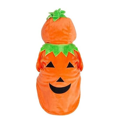 Pitxsgsia Kürbis-Kostüme für Hunde, Halloween-Kostüm für Kleine Hunde, Haustier-Cosplay-Kleid, Warme Welpen-Outfits, Fleece-Kapuzenpullover, Langlebig, 36 X 23 cm Pitxsgsia Kürbis-Kostüme für Hunde, Halloween-Kostüm für Kleine Hunde, Haustier-Cosplay-Kleid, Warme Welpen-Outfits, Fleece-Kapuzenpullover, Langlebig, 36 X 23 cm von Pitxsgsia