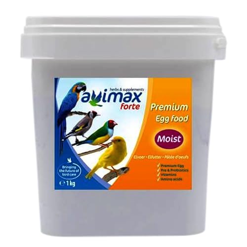 AVIMAX Moist Aufzuchtpaste, Gelb, 1 kg von Piumer