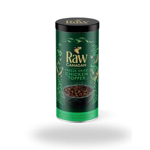 Natürlicher Geschmack für Hunde, Canagan Raw Topper, Hühnchen, 50 g, schmackhafte Mahlzeiten für Ihren Hund von Piumer