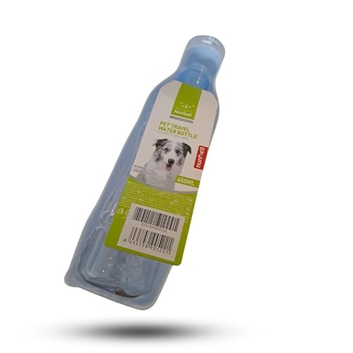Numbell Reiseflasche für Haustiere, 450 ml, ideal für gemeinsame Reisen mit Ihrem Pelz von Piumer