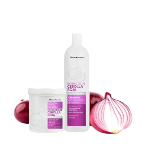 TH PHARMA Shampoo + Maske mit Extrakt aus roten Zwiebeln von Piumer