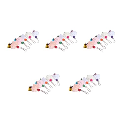 Pjeghbvop Zähne Vogel Stein Kaublume Form Afrikanisch für kleine für große Vögel Conure Weihnachten Set Große Schulter von Pjeghbvop