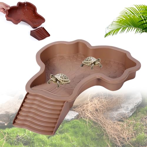 Badestelle Für Schildkröten,reptilien Badebecken,Schildkröten Wasserbecken 35x28.5x4.3cm,Reptilien-Badebecken,Wasserschale Terrarium Zubehör Schildkröten Zubehör Für Schildkröte Schlangenschildkröte-B Badestelle Für Schildkröten,reptilien Badebecken,Schildkröten Wasserbecken 35x28.5x4.3cm,Reptilien-Badebecken,Wasserschale Terrarium Zubehör Schildkröten Zubehör Für Schildkröte Schlangenschildkröte-B von Pjjrdh