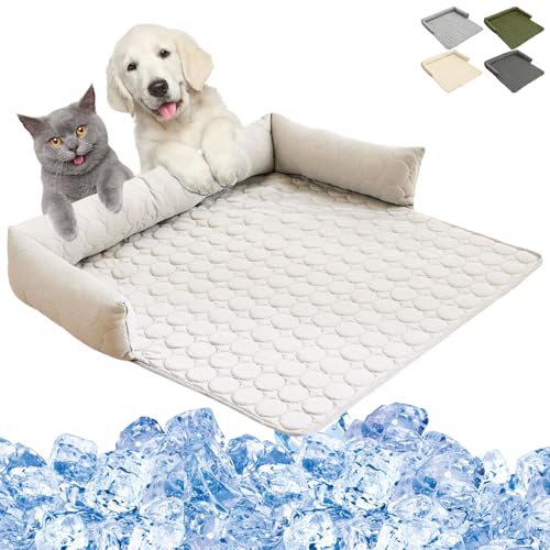 Pjjrdh Pelzbarn Kühlendes Sofabett,pelzbarn Kühlmatte,pelsbarn-betten Hund Auto,Sofaschutz – Heatrelief Kühlendes Mit Eisseide, Sommer-Komfortmatte Für Kleine Bis Große Haustiere-B||70 * 70cm Pjjrdh Pelzbarn Kühlendes Sofabett,pelzbarn Kühlmatte,pelsbarn-betten Hund Auto,Sofaschutz – Heatrelief Kühlendes Mit Eisseide, Sommer-Komfortmatte Für Kleine Bis Große Haustiere-B||70 * 70cm von Pjjrdh