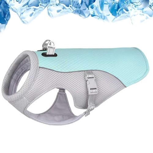 kühlweste Hunde,Cooling Vest Dog,Hund kühlung Weste,monelia kühlweste - der hitzeschutz für deinen Hund,Hunde Vest,kühlweste französische Bulldogge,Cooling Jacket for Dogs,Cooling Summer Coat-A||2XL von Pjjrdh