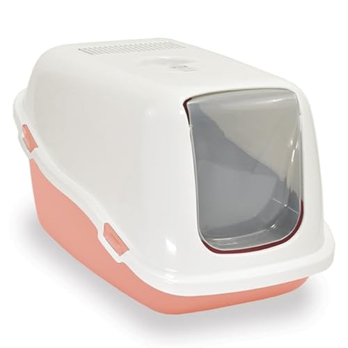 Ella Classic Katzenklo mit Deckel. Plastik-Katzentoilette mit Luftfilter. Keine Ausbreitung von Geruch und Katzenstreu. Einfache Reinigung. 57 x 39 x 38 cm. Rosa Ella Classic Katzenklo mit Deckel. Plastik-Katzentoilette mit Luftfilter. Keine Ausbreitung von Geruch und Katzenstreu. Einfache Reinigung. 57 x 39 x 38 cm. Rosa von Plana