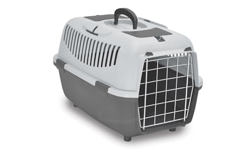 Nomade Lux 3 Hundebox - Transportbox für kleine Hunde und Katzen - 60 x 40 x 38 cm - Kann bis zu 12 kg tragen. Robustes Polypropylen. Türen aus Metal Nomade Lux 3 Hundebox - Transportbox für kleine Hunde und Katzen - 60 x 40 x 38 cm - Kann bis zu 12 kg tragen. Robustes Polypropylen. Türen aus Metal von Plana