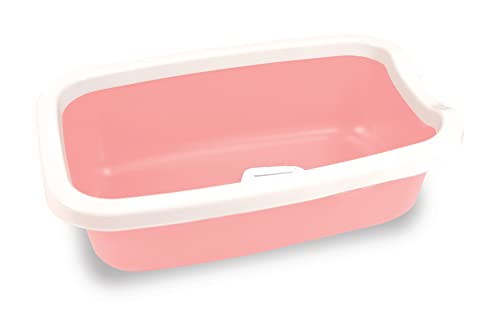Pop Up Katzenklo. Plastik-Katzentoiletten Schale mit Rand. Aus 100% Recycklierbaren Kunststoff Material. (Classic, Linden Grun) von Plana