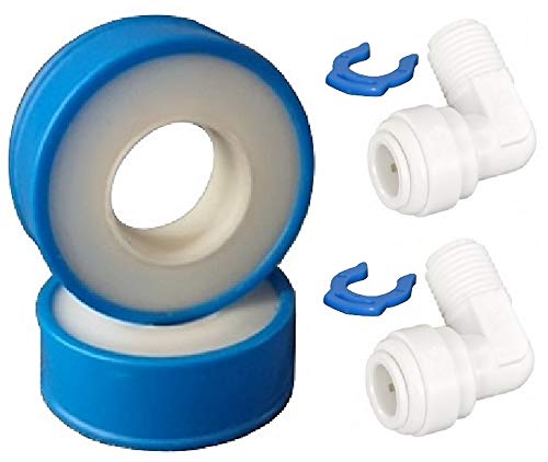 2 x Filteradapter Winkel Kupplung 1/4 Zoll + Teflonband 1/4 Zoll Gewinde x 1/4" Schlauch Anschluss für Osmose Filter Patrone Kartusche u SBS Kühlschrankfilter. Adapter für Filtergehäuse Osmoseanlage 2 x Filteradapter Winkel Kupplung 1/4 Zoll + Teflonband 1/4 Zoll Gewinde x 1/4" Schlauch Anschluss für Osmose Filter Patrone Kartusche u SBS Kühlschrankfilter. Adapter für Filtergehäuse Osmoseanlage von Planet-Aqua