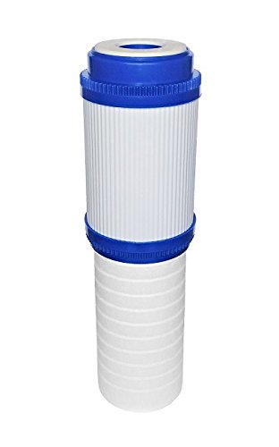 Planet-Aqua 3X 2 in 1 Kombi 10 Zoll Filter Polypropylen und Aktivkohle Wasserfilter Kartusche für Osmoseanlage Küche Osmose Umkehrosmose Filteranlage Filtergehäuse Filter Trinkwasser Cartridge von Planet-Aqua