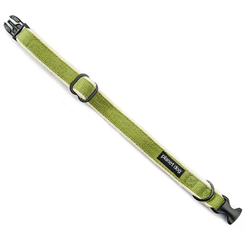 Planet Dog Hemp Fleece Lined Collar, Adjustable, Machine Washable, Hypoallergenic, Large 18-28 Inch Neck, Green Planet Dog Hemp Fleece Lined Collar, Adjustable, Machine Washable, Hypoallergenic, Large 18-28 Inch Neck, Green von Planet Dog
