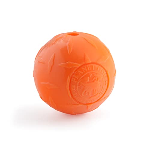 Planet Dog Orbee-Tuff Diamond Plate - Snackball für Hunde - Orange - groß von Planet Dog