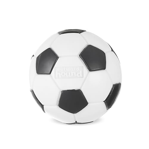 Planet Dog Orbee-Tuff - Kauspielzeug für Hunde - Snackball im Fußball-Design von Outward Hound