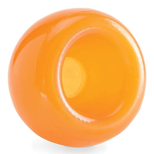 Planet Dog Orbee-Tuff Snoop - Interaktives Spielzeug für Hunde - Snackball - Orange - Groß von Planet Dog