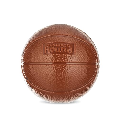 Planet Dog Orbee-Tuff - Kauspielzeug für Hunde - Snackball im Basketball-Design von Outward Hound